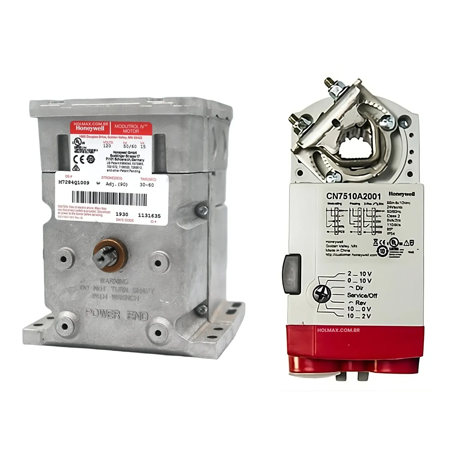 Atuadores e Servomotores - Equipamentos Honeywell para combustão industrial