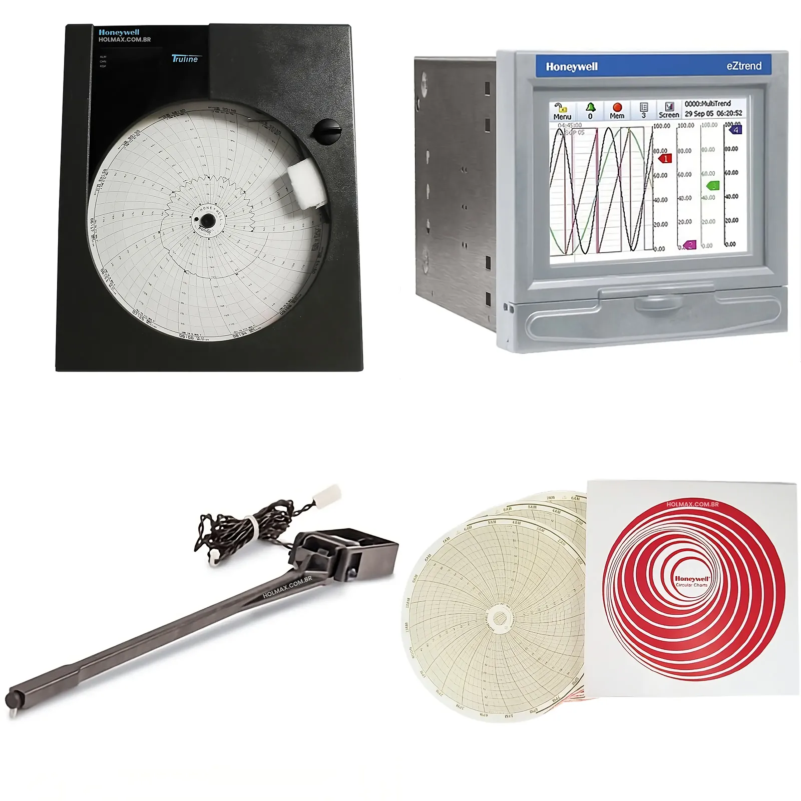 Registradores Gráficos - Equipamentos Honeywell para combustão industrial