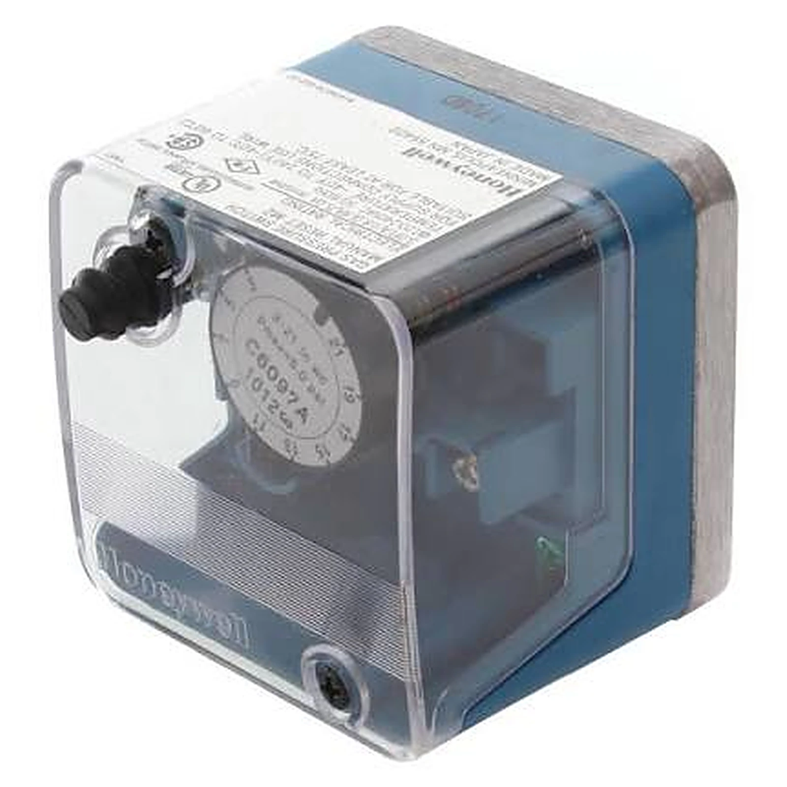 C6097A1087 - Pressostato de Gás e Ar Honeywell C6097A — Queda, 12–60 inwc, Flange