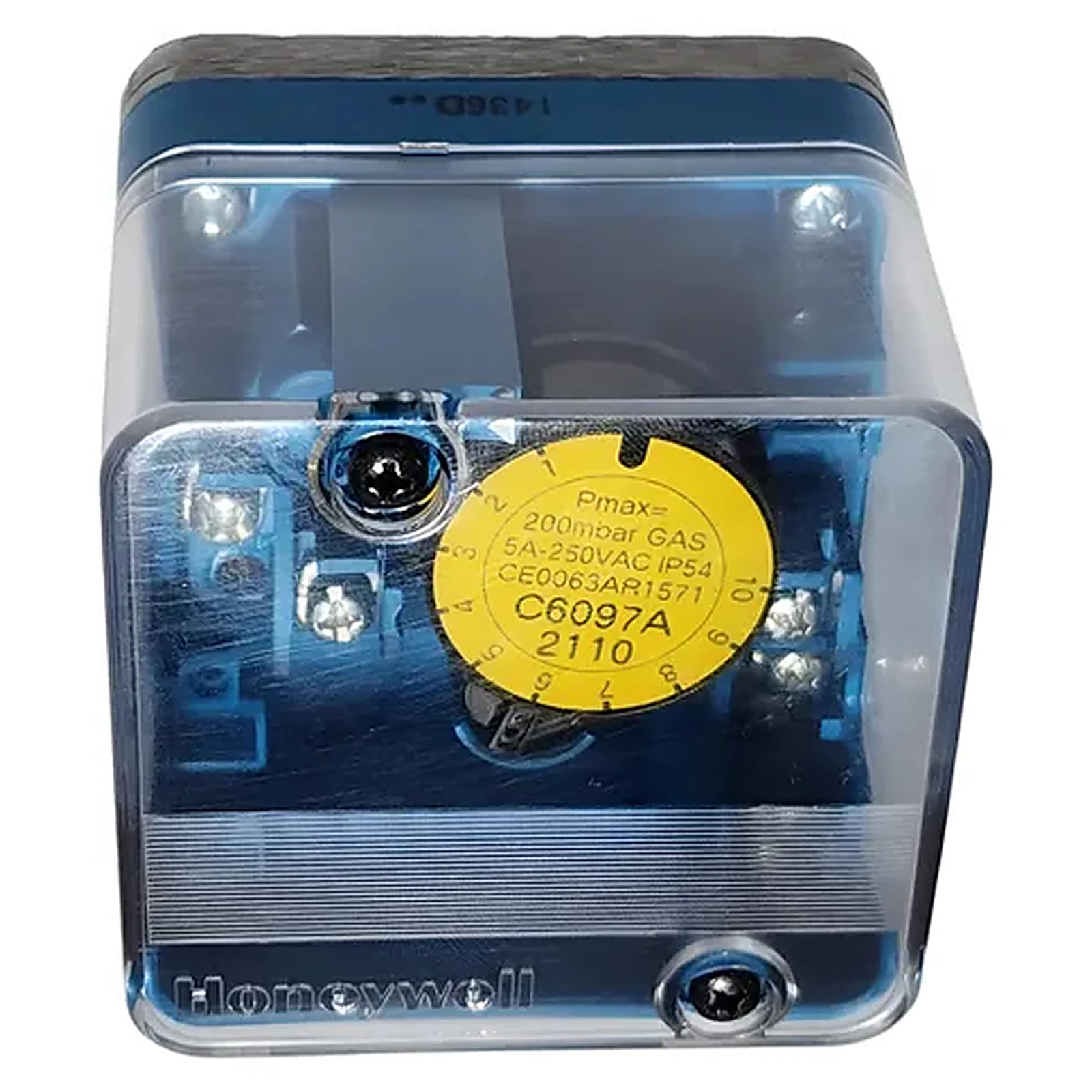C6097A2410 - Pressostato de Gás e Ar Honeywell C6097A — 100 a 500 mbar, Stand-alone C6097A2410 - Honeywell - Distribuidor Holmax