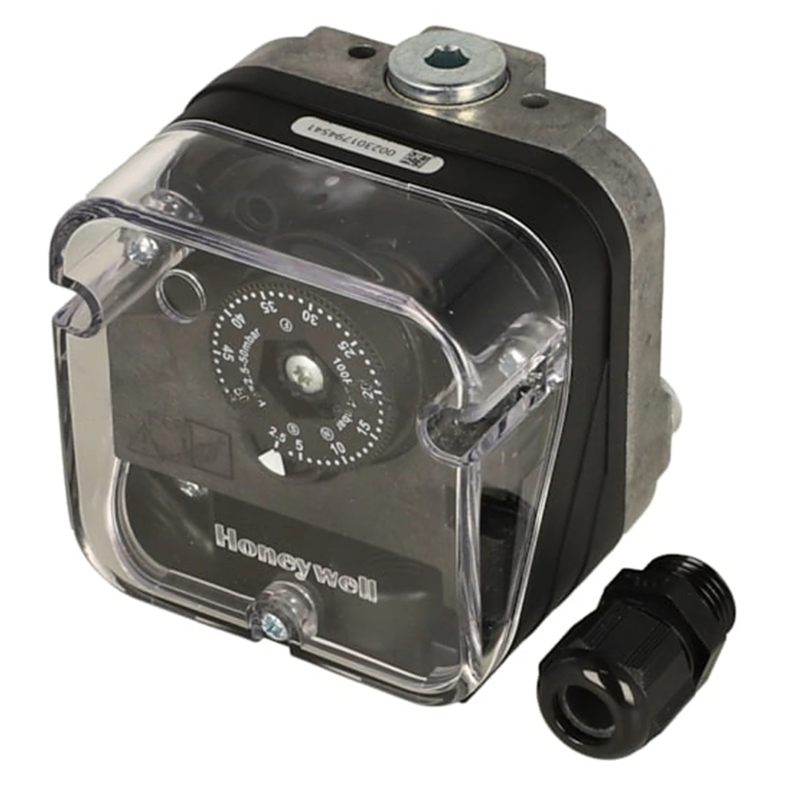 C6097A4410 - Pressostato de Gás e Ar Honeywell CE (EN 1854) — 100–500 mbar, Atua na Queda C6097A4410 - Honeywell - Distribuidor Holmax