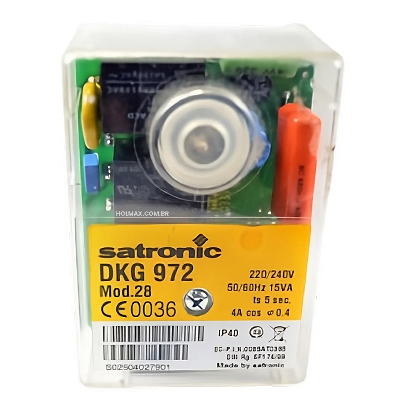 DLG 976 Mod. 01 - Programador de Chama Satronic (230 Vac) - Piloto Intermitente DLG 976 Mod. 01 - Satronic - Distribuidor Holmax
