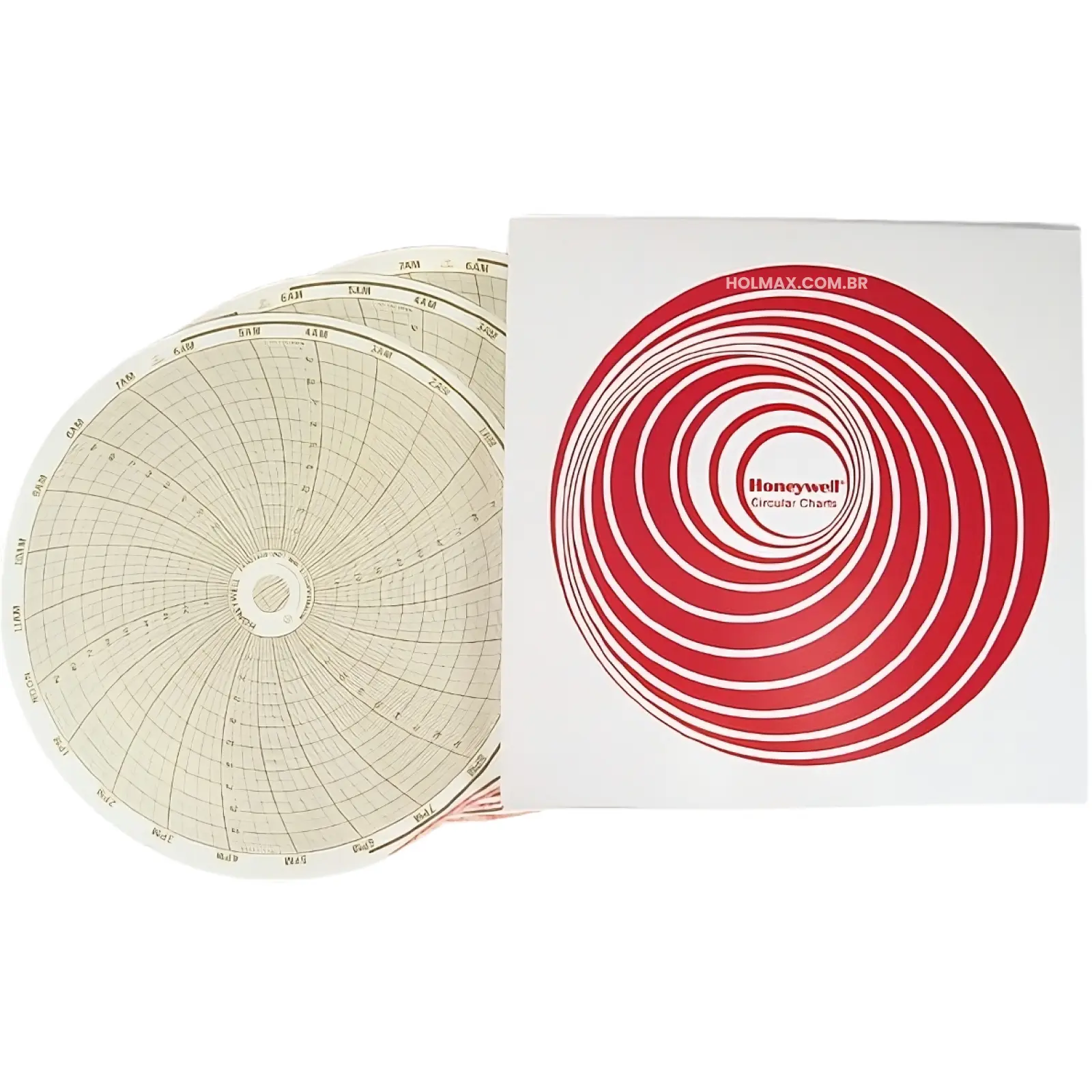 30755317-001 — Carta Gráfica Circular para DR4500A Truline® (Papel Térmico 12") DR4500 - 30755317-001 - Honeywell