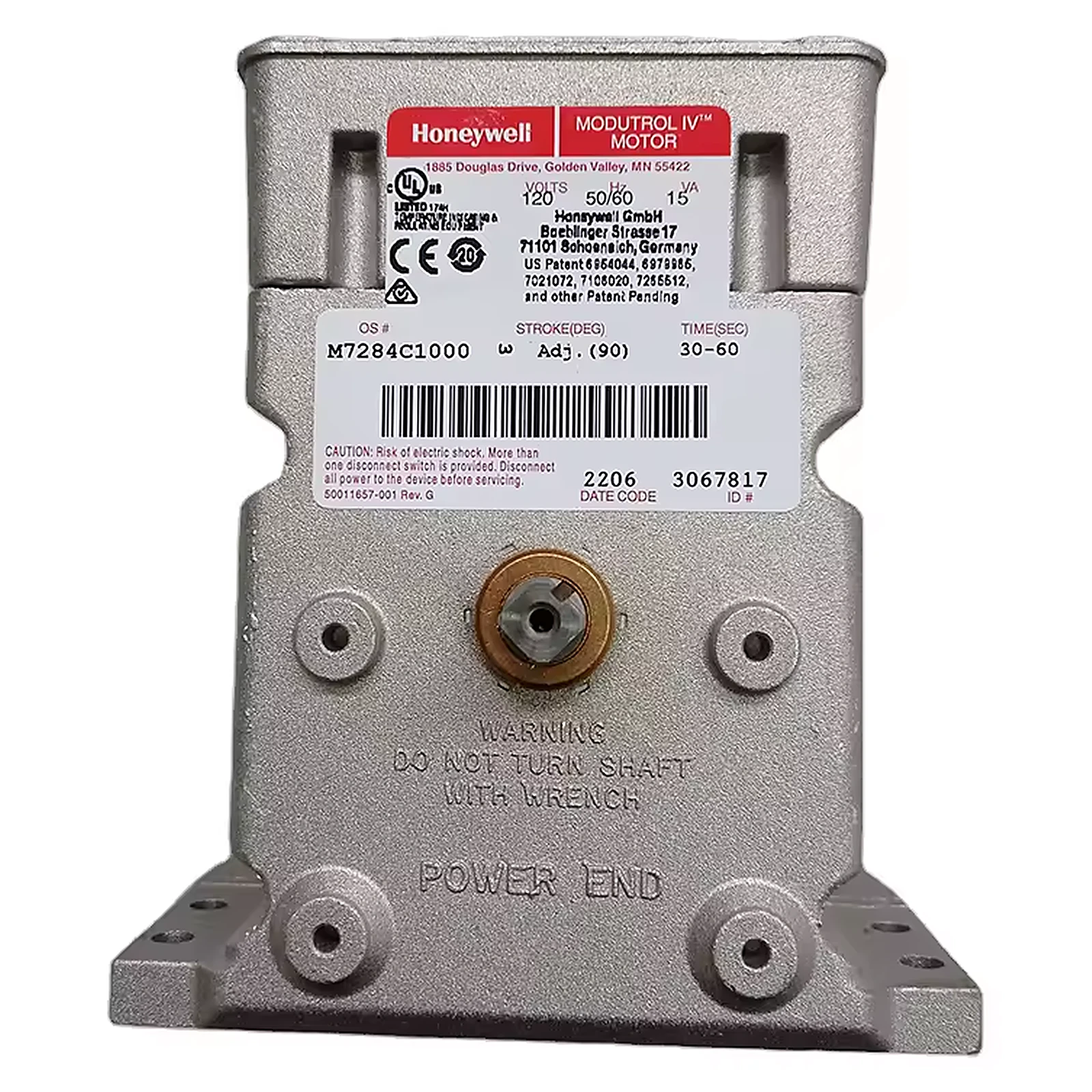 M6284D1000-S - Servomotor Modutrol IV™ Série 60 Flutuante 150 lb-in Honeywell — curso ajustável, TRADELINE M6284D1000-S - Honeywell