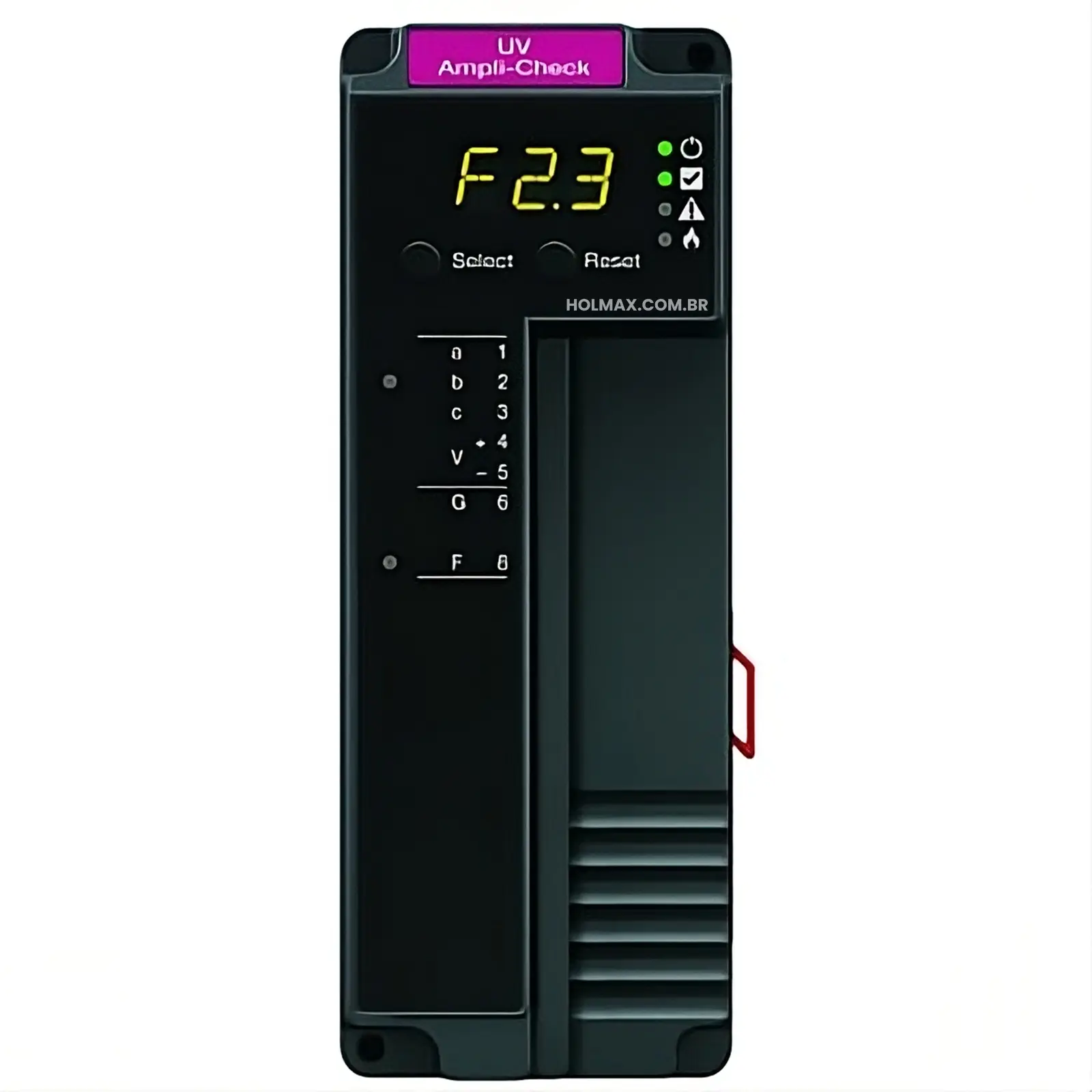 R8001S1051 - Módulo Amplificador de Chama UV Shutter-Check SLATE™ Honeywell (C7061) R8001S1051 - Honeywell - Slate